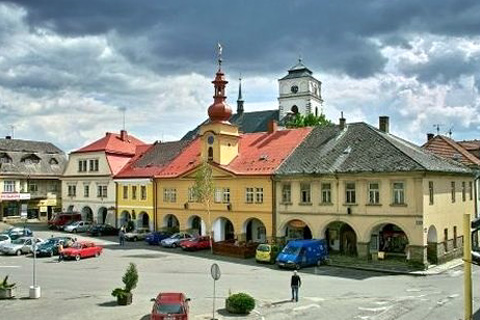 Панорама городка Соботка